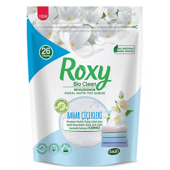 Dalan Roxy Bio Clean Bahar Çiçekleri Toz Sabun 800 gr