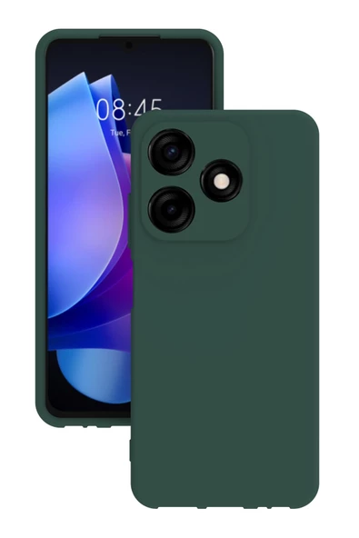 Tecno Spark 10c Kılıf Kamera Korumalı Silikon Rubber Arka Kapak - Resim 2