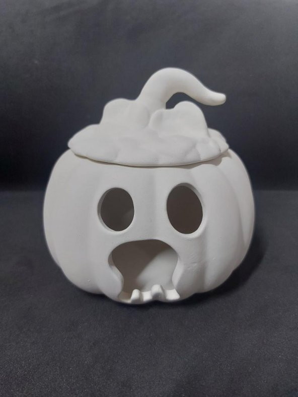 Seramik Hallowen Balkabağı 15x14cm Cadılar Bayramı