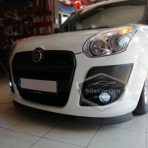 Fiat Doblo D3 2010-2015 Uyumlu Üniversal Astra H lip Esnek Ön Lip 2 Parça Tampon Altı Dil Karlık Ön Ek - 5
