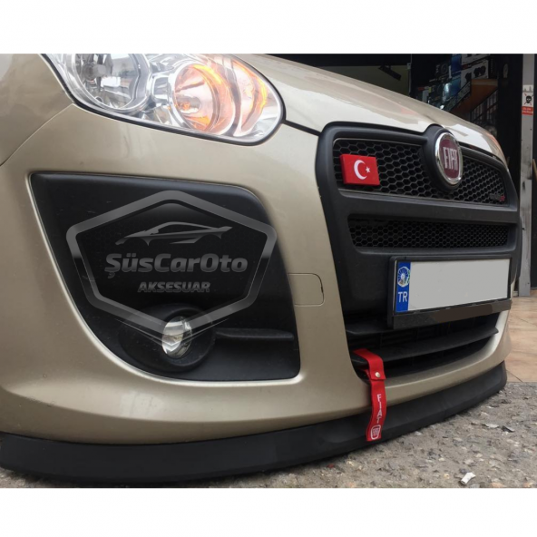 Fiat Doblo D3 2010-2015 Uyumlu Üniversal Astra H lip Esnek Ön Lip 2 Parça Tampon Altı Dil Karlık Ön Ek - 6