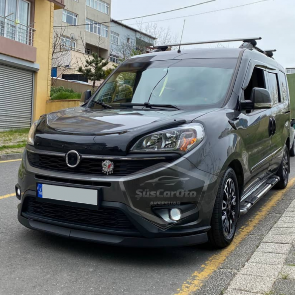 Fiat Doblo D4 2015-2021 Uyumlu Üniversal Astra H lip Esnek Ön Lip 2 Parça Tampon Altı Dil Karlık Ön Ek