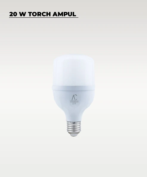 20W Torch Led Ampul Beyaz Işık 10 Adet - Resim 3
