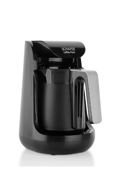 Schafer Coffee Point Türk Kahve Makinesi-Siyah/Gri - 3