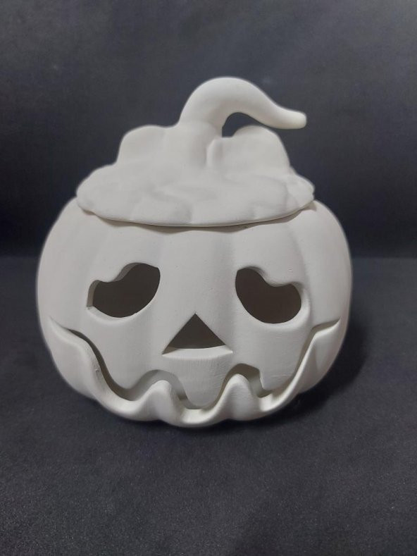 Seramik Hallowen Balkabağı 15x14cm Cadılar Bayramı