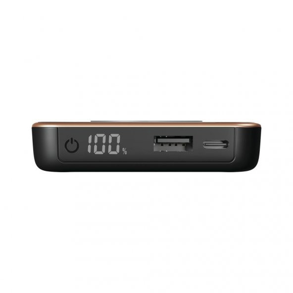 Duracell 10.000mAh Wireless Powerbank Core10 PD 25W ( USB-A, USB-C ) - Siyah - 4