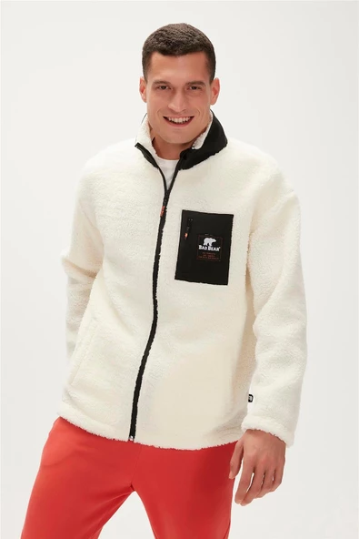 Bad Bear 23.02.29.009-C108 Ryan Full-Zip Erkek Peluş Polar - 3