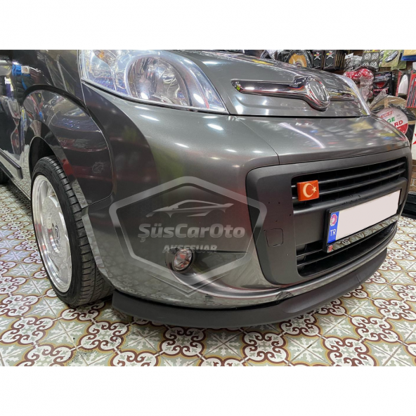 Fiat Fiorino 2008-2022 Uyumlu Üniversal Astra H lip Esnek Ön Lip 2 Parça Tampon Altı Dil Karlık Ön Ek - 2