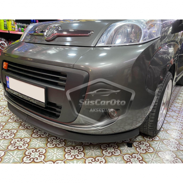 Fiat Fiorino 2008-2022 Uyumlu Üniversal Astra H lip Esnek Ön Lip 2 Parça Tampon Altı Dil Karlık Ön Ek - 3