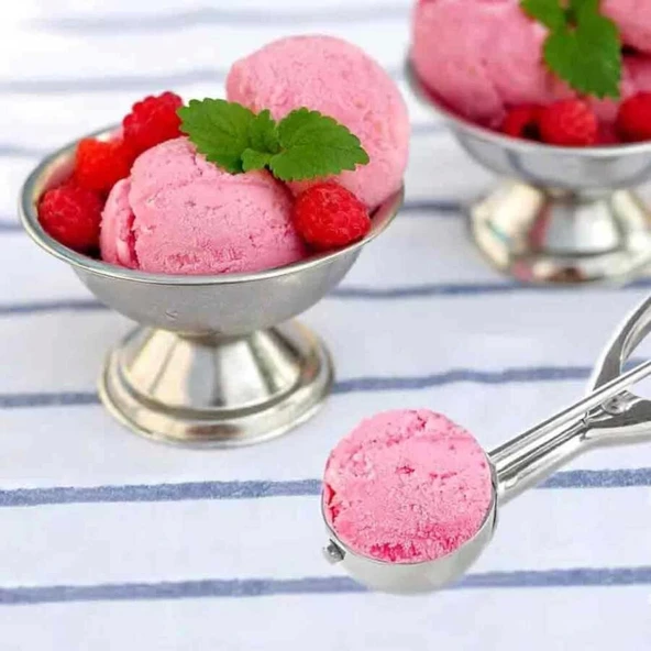 Çelik Dondurma Servis Kaşığı | Dondurma Makası 50 Mm (PDM-50) - Resim 2