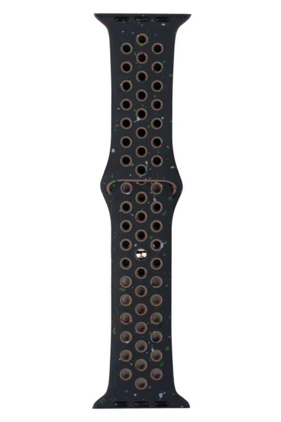 Watch 7 45mm KRD-02 Yeni Seri Suya Dayanıklı Delikli Renkli Silikon Kordon - 10