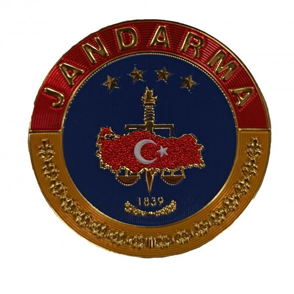 Jandarma Yuvarlak Arma  Asayiş 1839 Arma - 1
