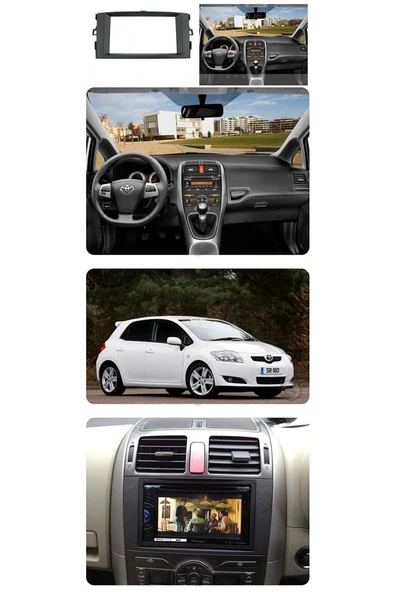 Toyota Auris 2007-2013 Double Teyp Çerçevesi - 3