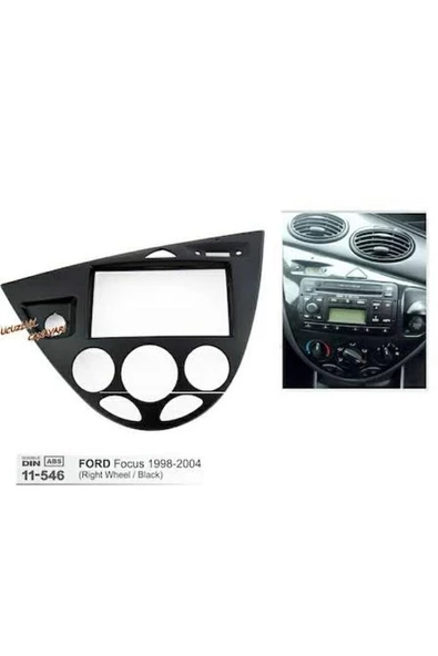 Ford Focus 1 Fiesta 1998-2006 Oto 7 Inc Doble Teyp Çerçevesi - 2
