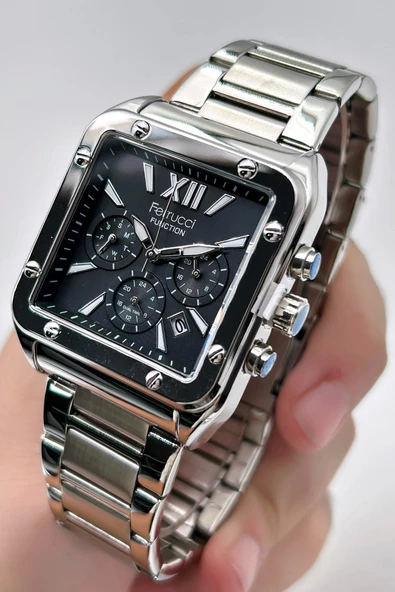 Ferrucci Function FCF14504FM.05 Çelik Kordon Erkek Kol Saati - Resim 4