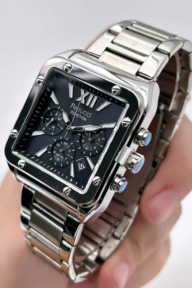 Ferrucci Function FCF14504FM.05 Çelik Kordon Erkek Kol Saati - Resim 6