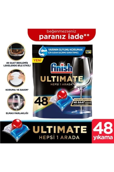 Finish Ultimate Bulaşık Makinesi Tableti 48li