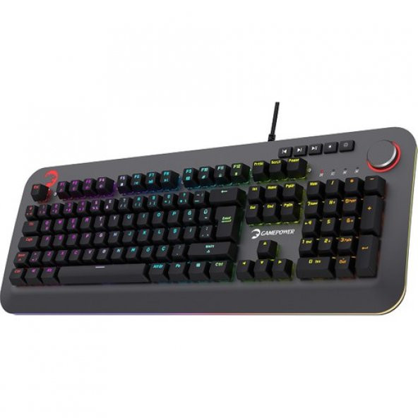 GamePower StarsCream RGB Red Switch Türkçe Gaming Klavye - 3