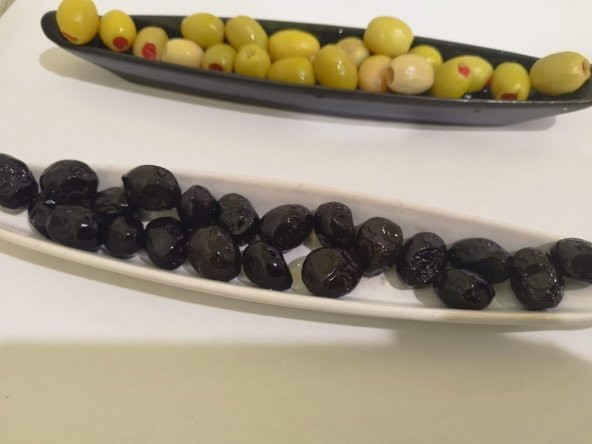 2li Özel İtalyan Tasarım Şık Zeytinlik Sunumluk Kahvaltı Tabağı Seramik - 3