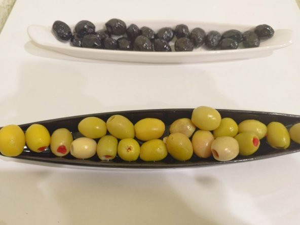 2li Özel İtalyan Tasarım Şık Zeytinlik Sunumluk Kahvaltı Tabağı Seramik - 4