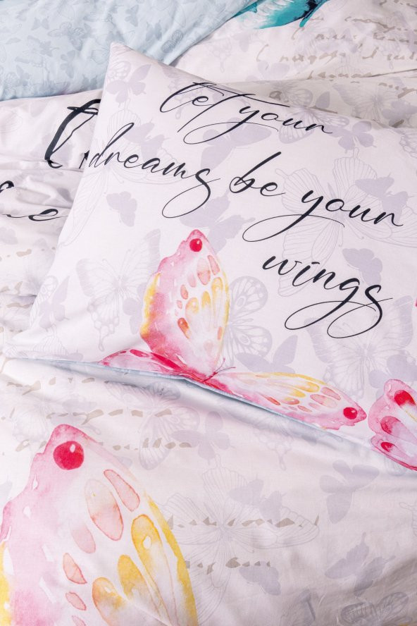 Cotton Box Genç Odası Tek Kişilik Nevresim Takımı Wings Mint - 2