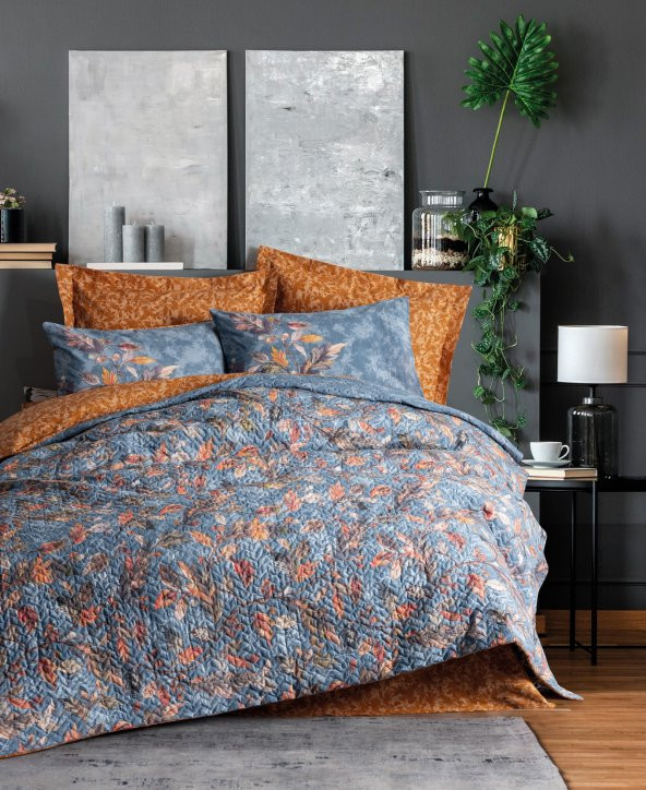 Cotton Box Çift Kişilik Complete Set Alekra Hardal ürün görseli 1