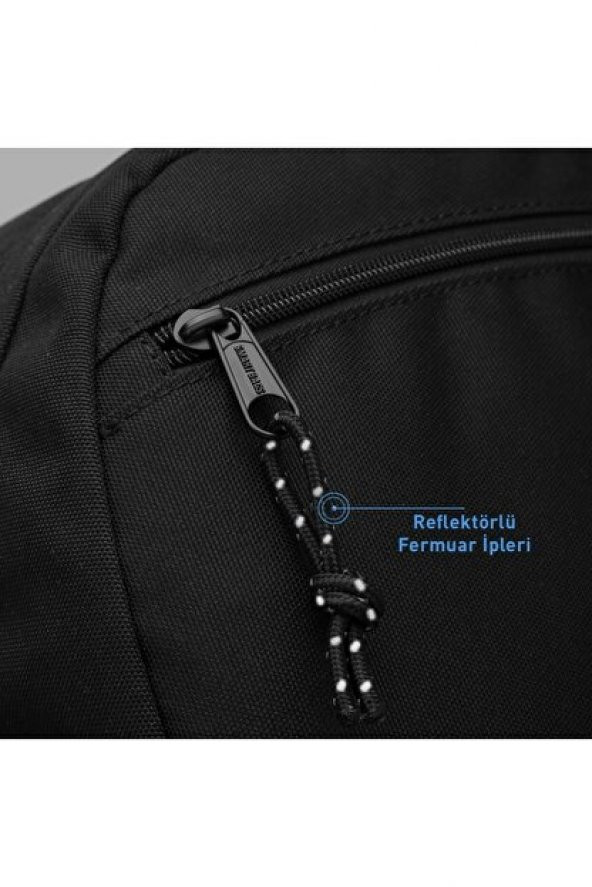 Bagacar Smart Bag 3159 Okul ve Günlük Laptop Bölmeli Sırt Çantasız Koyu Gri - 7