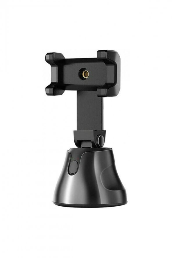 Robot Cameraman 360 Otomatik Dönerli Akıllı Selfie Tutucu Araç Tutucu - Siyah