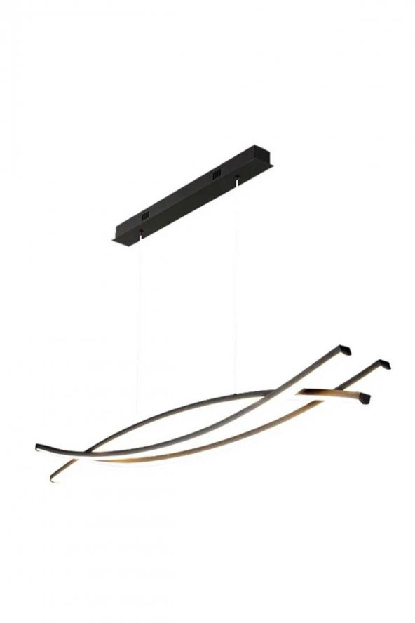 Akya / Sarkıt Avize / 90 cm / Antrasit Gövde / 3 Renk Işık - 3