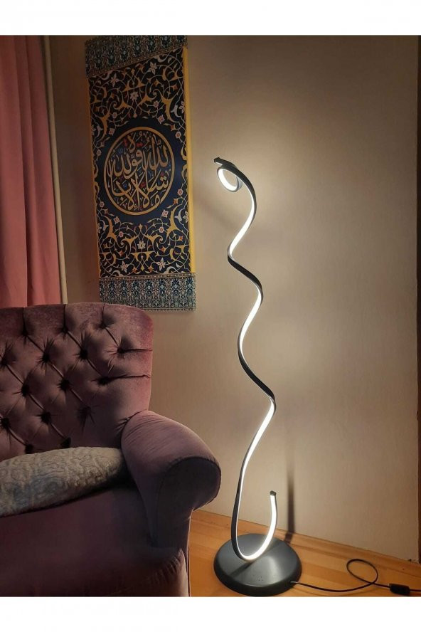 Snake / 120 cm / Lambader / Antrasit Gövde / 3 Renk Işık / 3 Yıl Garanti - 2