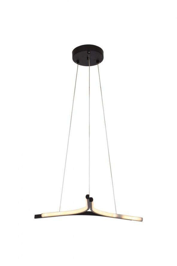 Petrovac / Sarkıt Avize / 60 cm / Antrasit Gövde / 3 Renk Işık - 3