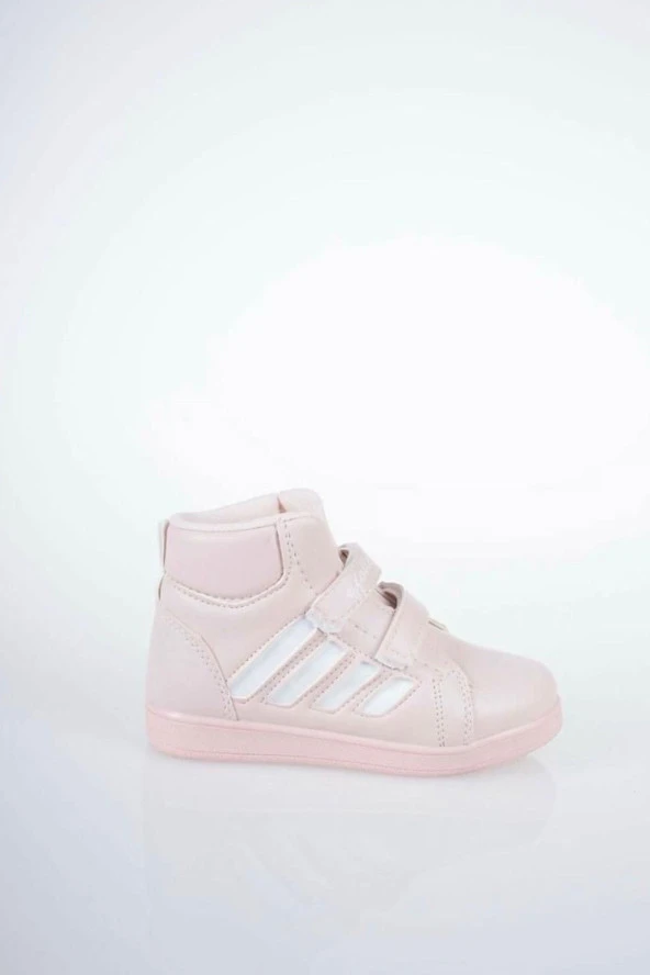 Albishoes Unisex Çocuk Boğazlı Bilekli Uzun Cırt Cırtlı Çocuk Spor Ayakkabı Çocuk Kids Bot&Bootie