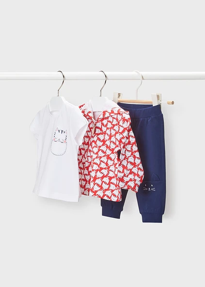 Mayoral Kız Bebek 3 Parça Eşofman Takım