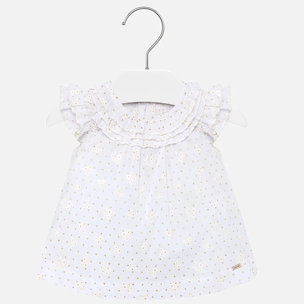 Mayoral krem kız bebek buluz