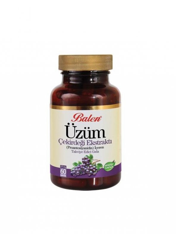 Balen Üzüm Çekirdeği Ekstraktı 375 mg 60 Kapsül
