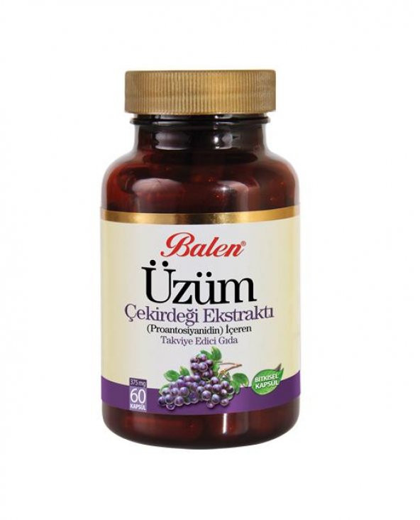Balen Üzüm Çekirdeği Ekstraktı 375 mg 60 Kapsül - 2