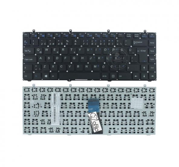 Exper 6-80-W5470-250-1, MP-12R76TQ-430 Siyah Notebook Klavye