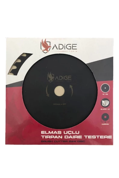 Adige Elmas Uçlu Daire Testere 255mm X 40T (500 Gr) - 3