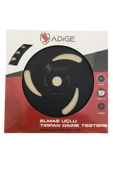 Adige Elmas Uçlu Daire Testere 255mm X 40T (460 Gr) - 3