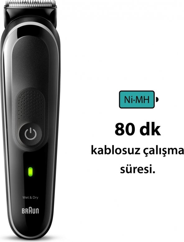 Braun Series 3 MGK3440 Hepsi Bir Arada Şekillendirme Seti, 8’i 1 Arada Erkek Bakım Kiti - 5