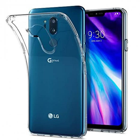 LG G7 Kılıf Silikon Şeffaf Koruma Süper
