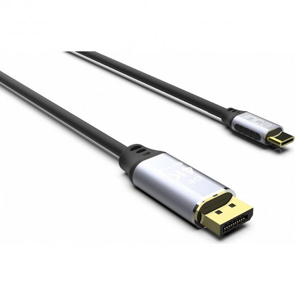Inca ITCD-02TX Type-C to Display Port Altın Uçlu 4K Kablo 2 mt - 2