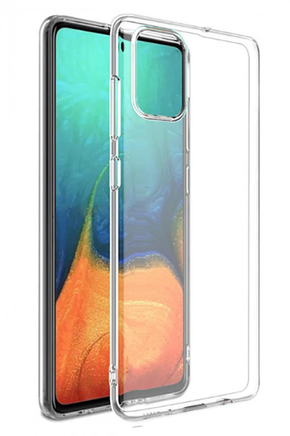 Samsung Galaxy S20 Plus Kılıf Silikon Şeffaf Koruma Süper