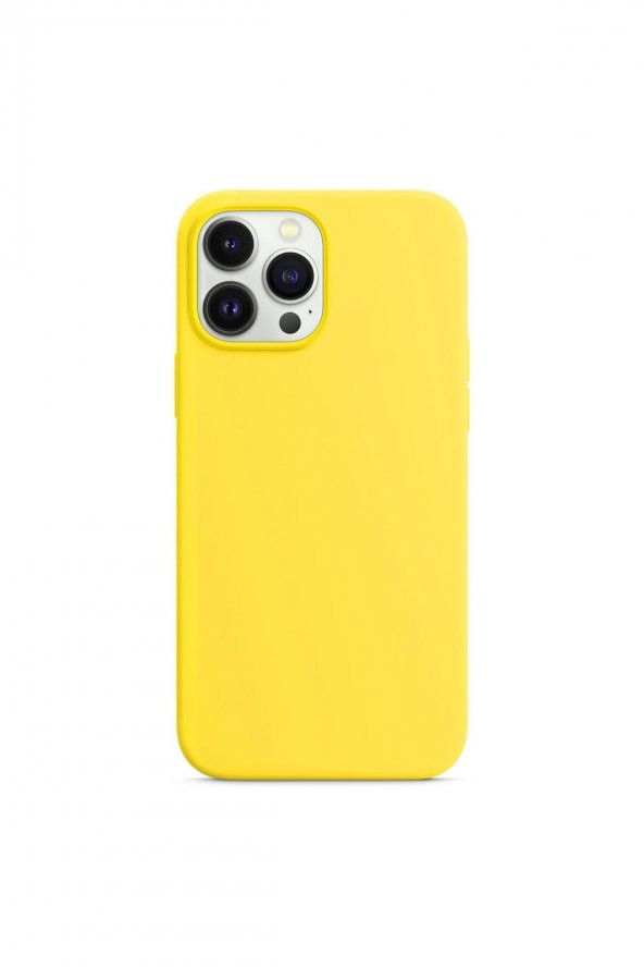 Iphone 13 Pro Max Lansman içi Kadife Silikon Kılıf - 8