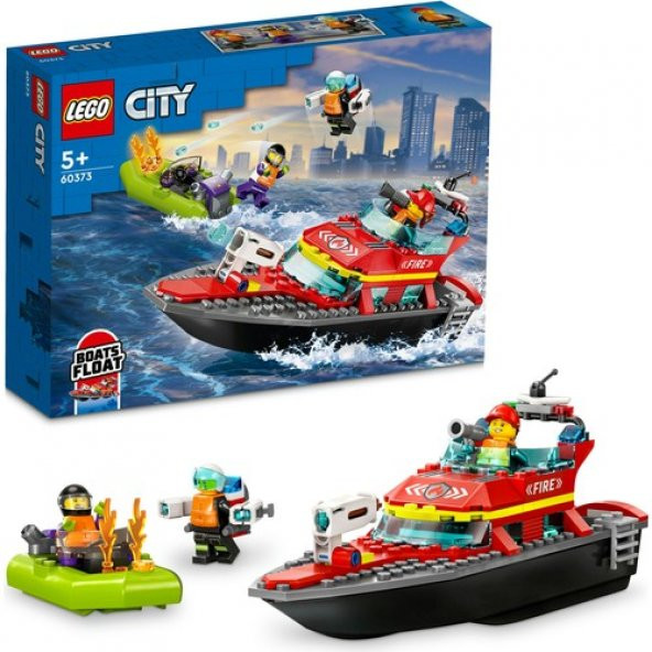 LEGO City 60373 Itfaiye Kurtarma Teknesi (144 Parça)