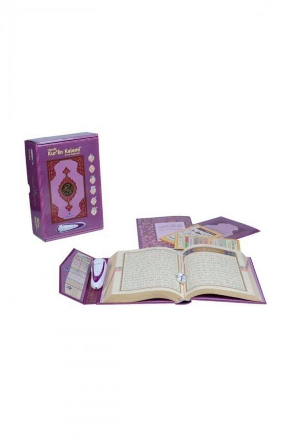 Hayrat Neşriyat Kuran Okuyan Kalem Seti (Lila, Rahle Boy, Karton Kutulu) - 8