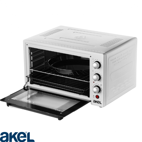 AKEL AF930LF TERMOSTATLI, SAATLİ, LAMBALI, TURBO FANLI 45 LİTRE MİDİ FIRIN