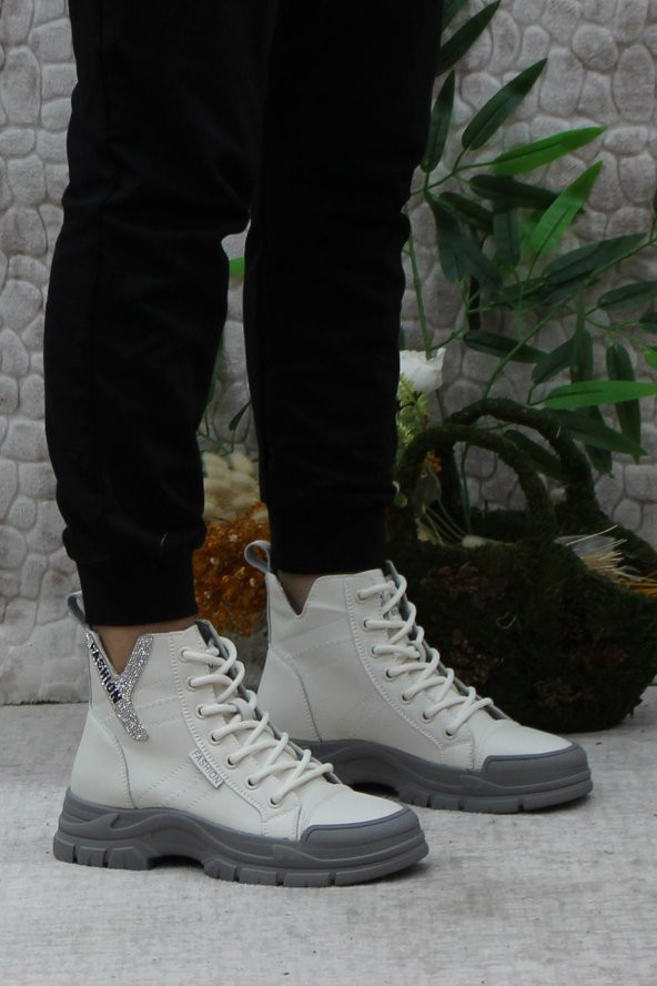 Mehmet Mete Guja 23K310-14 Orijinal Ürün Yumuşak Esnek Kaymaz Taban Kadın Bot - Resim 6