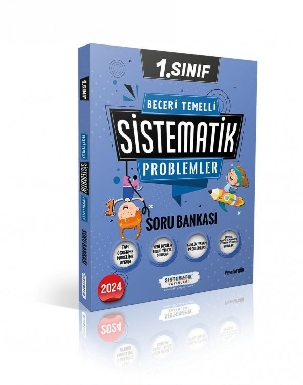 1.Sınıf Beceri Temelli SİSTEMATİK Problemler Soru Bankası Sistematik Yayınları