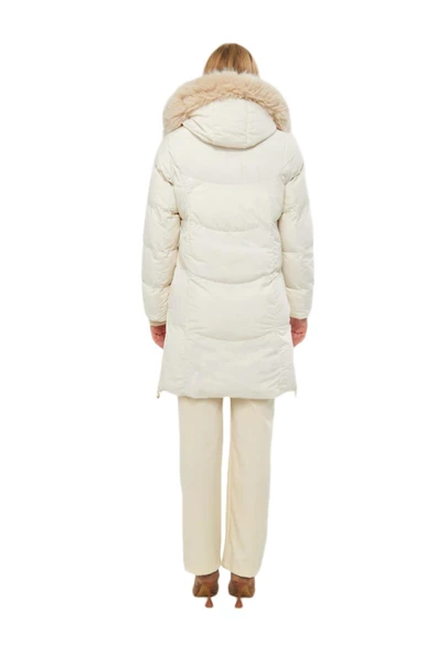 Kadın Spor Kapüşonlu Mont  M5304 BGL-ST03222 - Resim 10